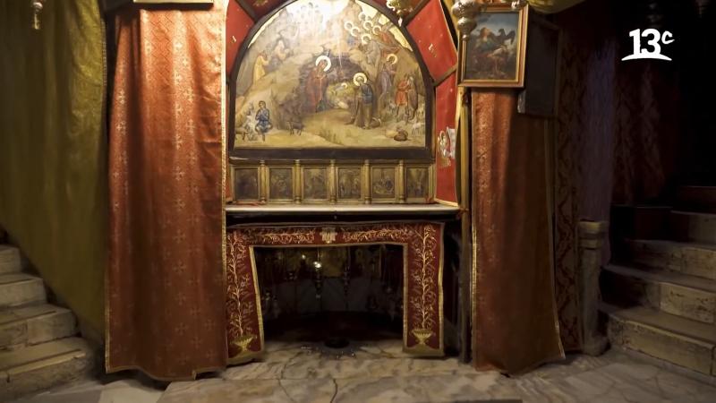 María Gracia Subercaseaux nos presenta el lugar donde nació Jesús. Créditos: 13C.
