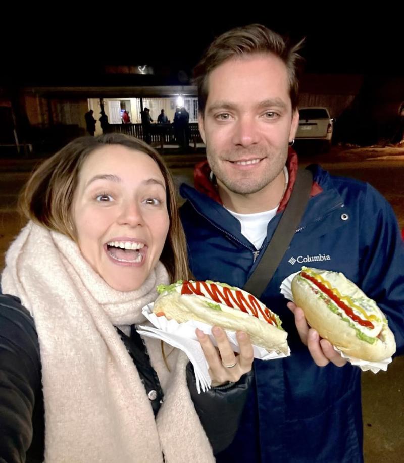 Magdalena Müller y su pareja - Instagram