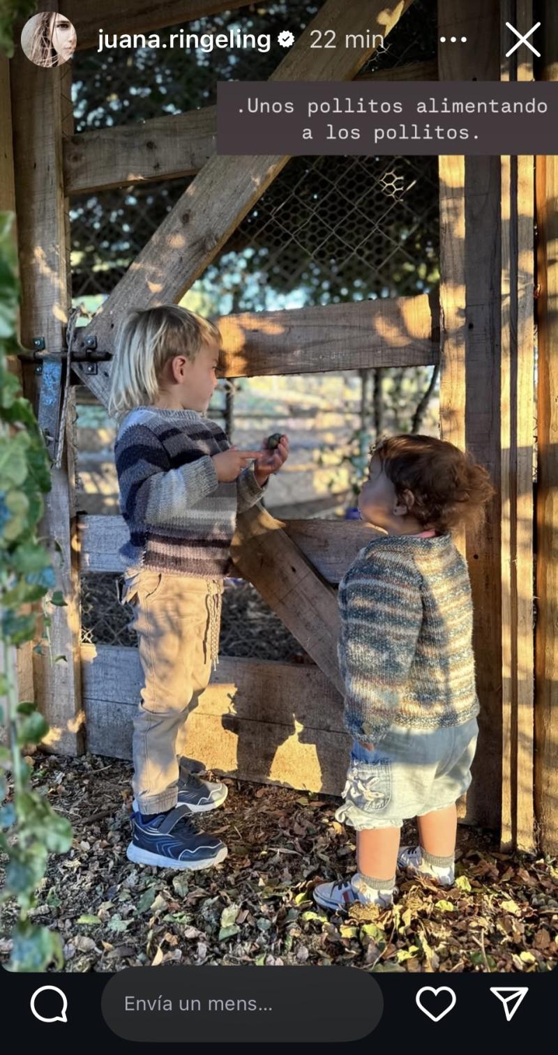 Juanita Ringeling y sus dos hijos con Matías Assler - Instagram