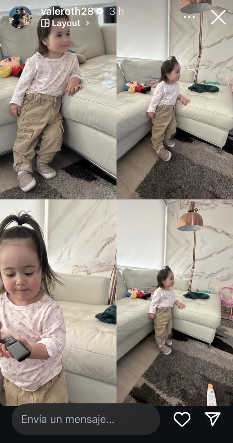 Antonia, la hija mayor de Vale Roth - Instagram
