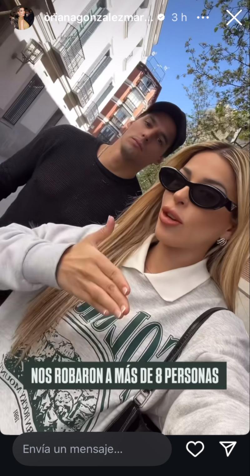 Oriana Marzoli cuenta detalles del robo que sufrió - Instagram