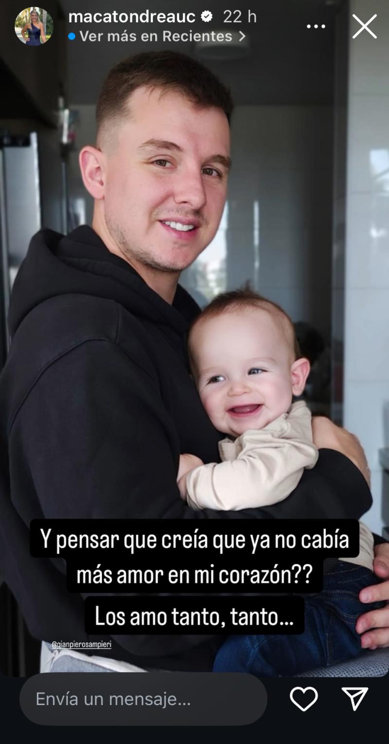 Hijo de Macarena Tondreau y Enzo Corsi