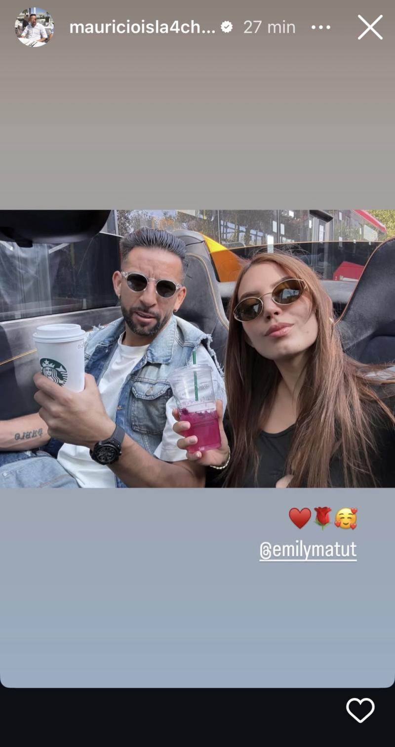 Mauricio Isla y Emily Matute - Instagram