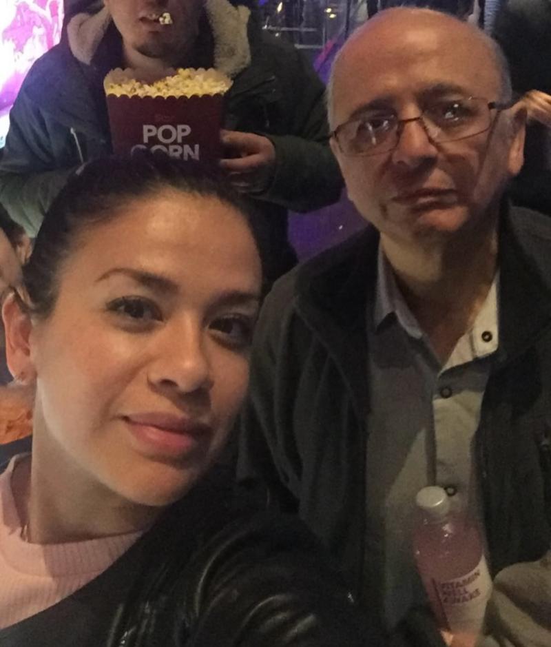 Marcela Duque y su padre - Instagram