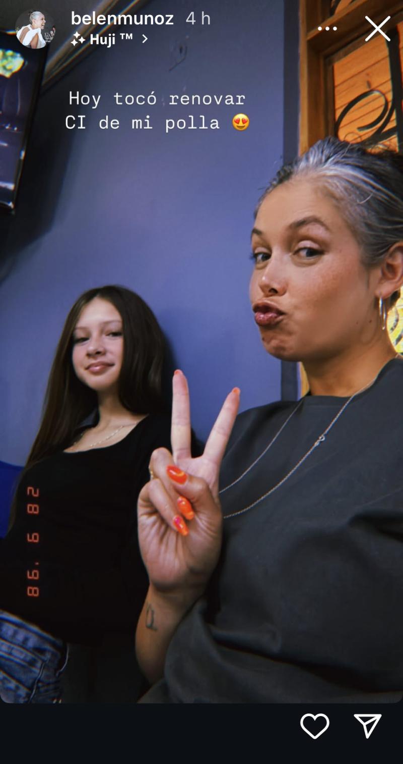 Belén Muñoz junto a su hija con Pancho Rodríguez - Instagram