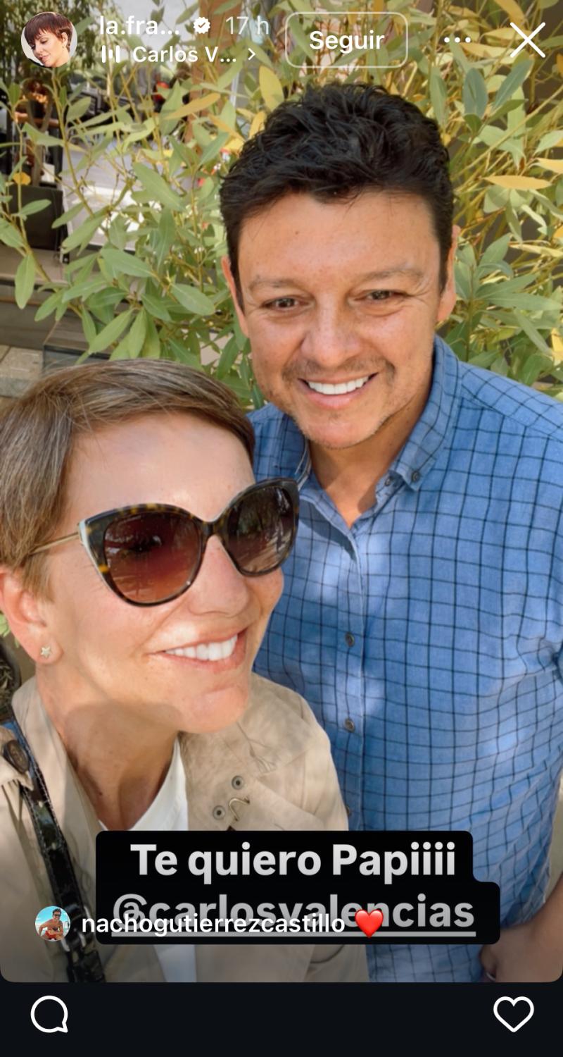 Fran García-Huidobro y Carlos Valencia - Instagram