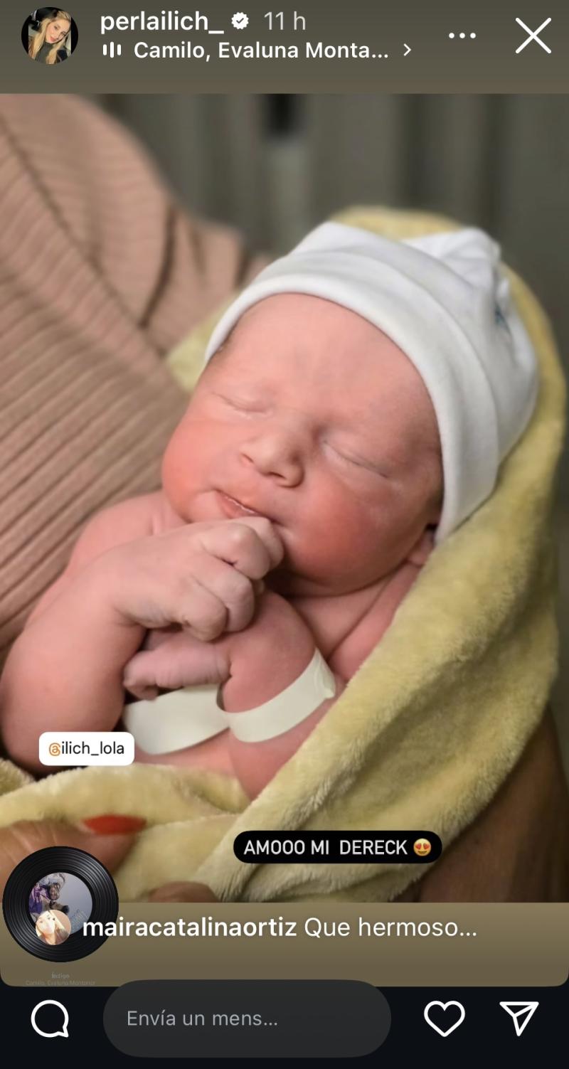 Perla Ilich le da la bienvenida a su sobrino - Instagram