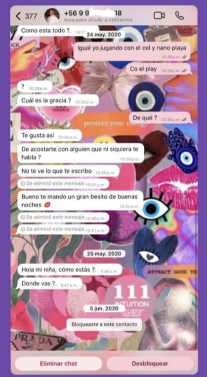 Mensajes publicados por Nano Calderón y Rebeca Naranjo - Instagram