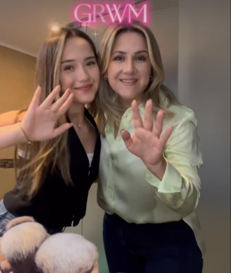 Michelle Adam y su hija Ignacia Ponce - Instagram