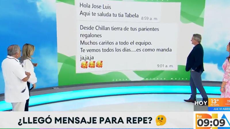 El mensaje que recibió José Luis Repenning