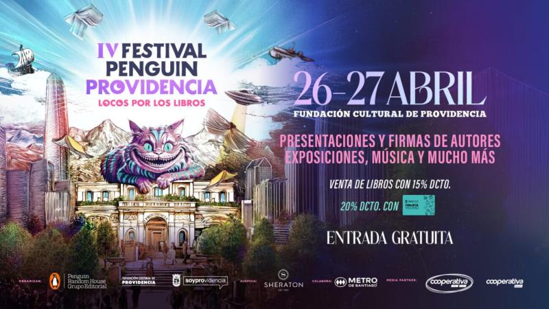 Celebra el Día del Libro con el Festival Penguin Providencia
