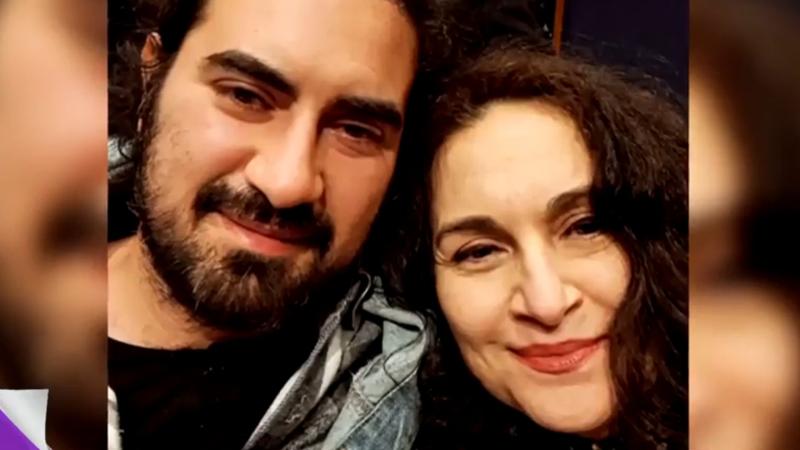 Lorene Prieto y su hijo