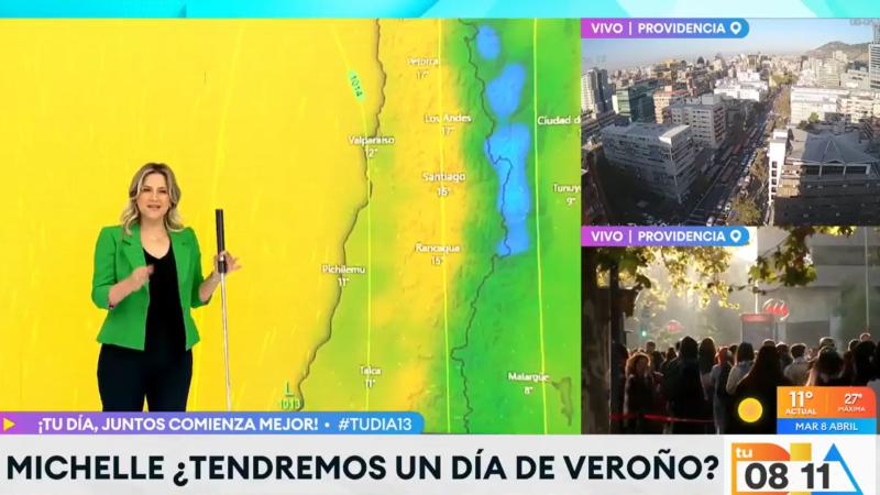 Michelle Adam en "Tu Día"