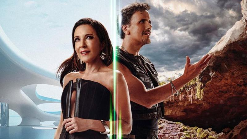 Los animadores de Mundos Opuestos: Karla y Sergio