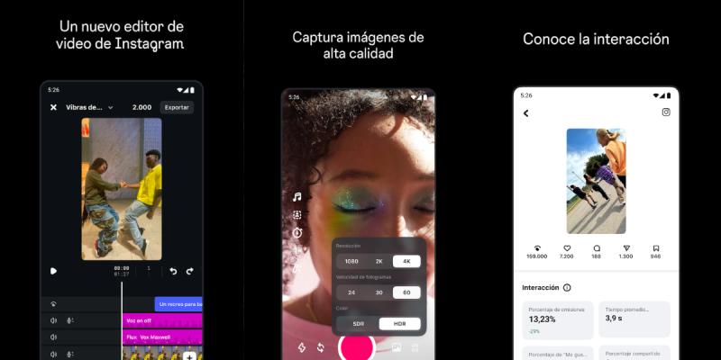 Descubre Edits: la nueva app de Instagram para editar videos. Créditos: Google Play Store.