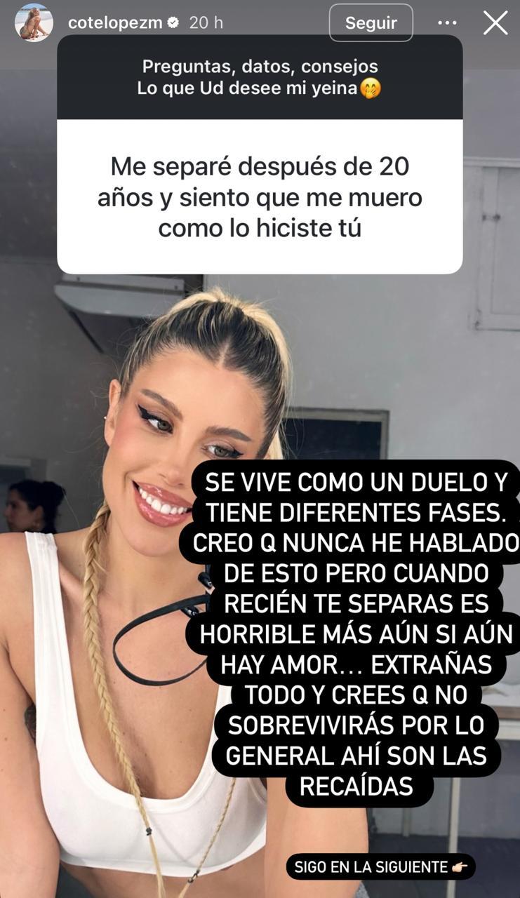 Historia de Coté López | Instagram