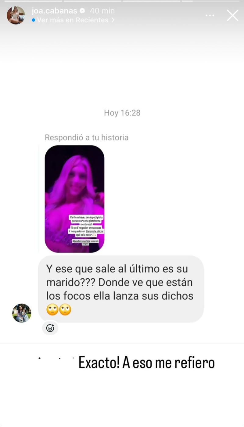 Historia de Agustina Cabañas | Instagram