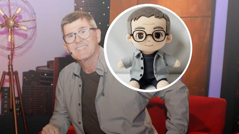 Marcelo Comparini en versión peluche