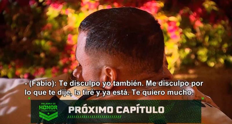 Fabio y Fer se reconcilian en Palabra de Honor