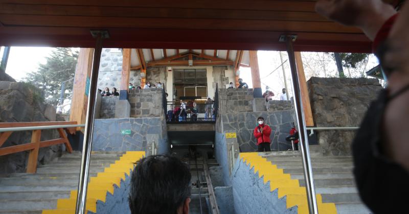 Funicular del cerro San Cristóbal / Créditos: Agencia Uno