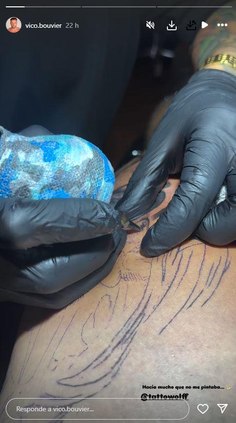 Proceso del tatuaje - Instagram