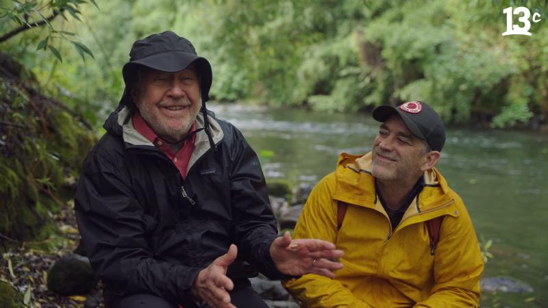 Francisco Gedda y Felipe Braun en Sobre la Tierra. Créditos: 13C.