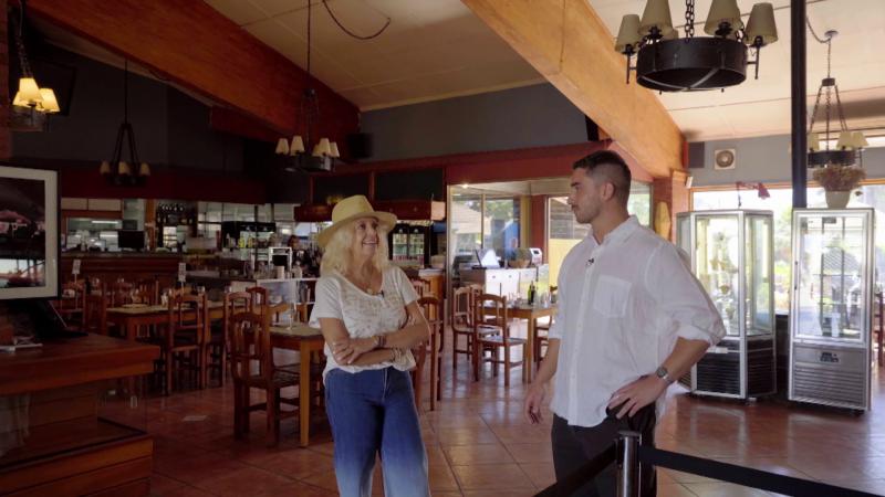 María Teresa Balmaceda en parrilladas Los Buenos Aires de Paine. 13C.