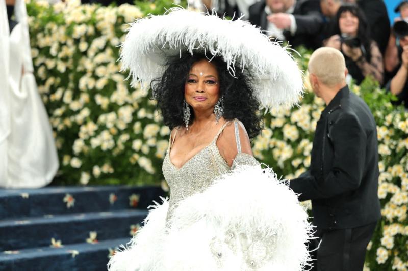 Diana Ross in the Met Gala | AFP