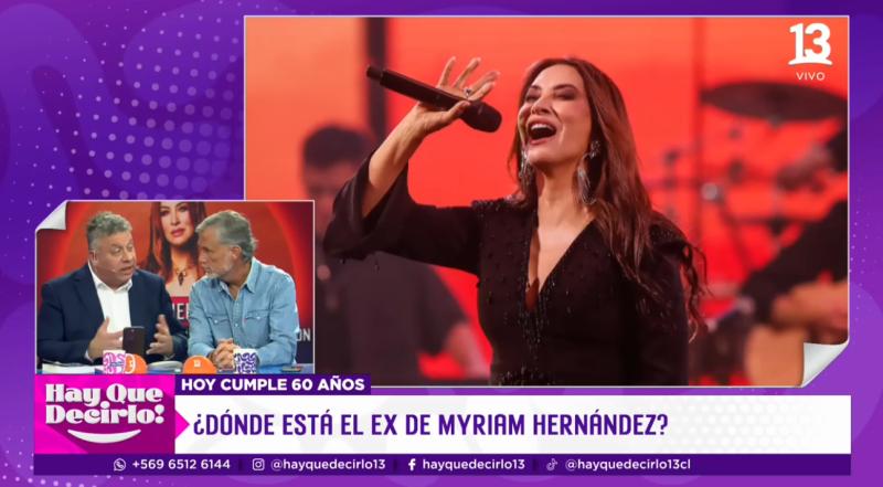 Myriam Hernández habla sobre su separación.