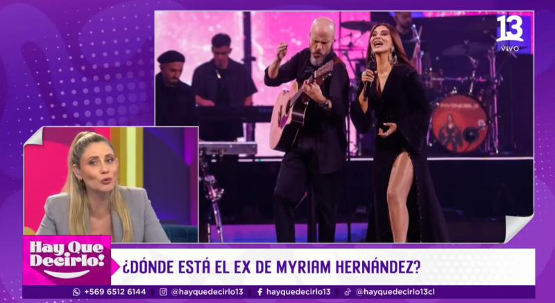 Myriam Hernández habla sobre su separación.