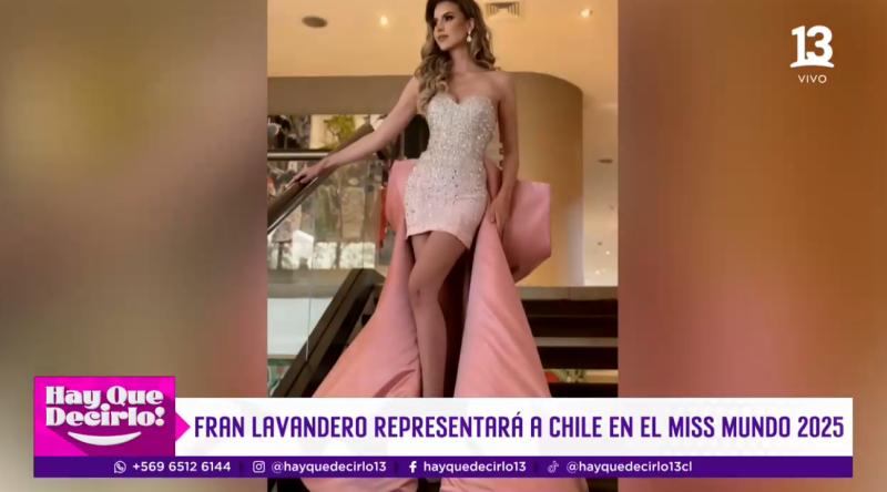 Francisca Lavandero es nuestra Miss Mundo 2025.