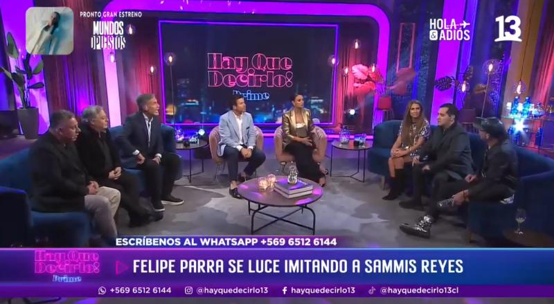 Felipe Parra sorprende con sus imitaciones.