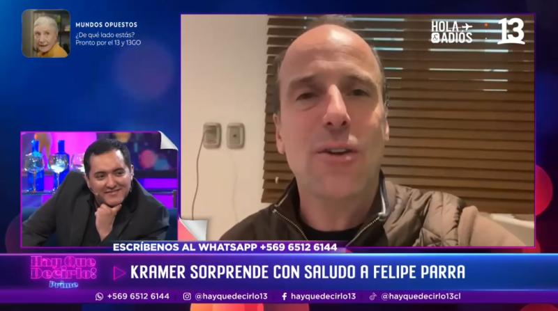 Stefan Kramer sorprende a Felipe Parra.