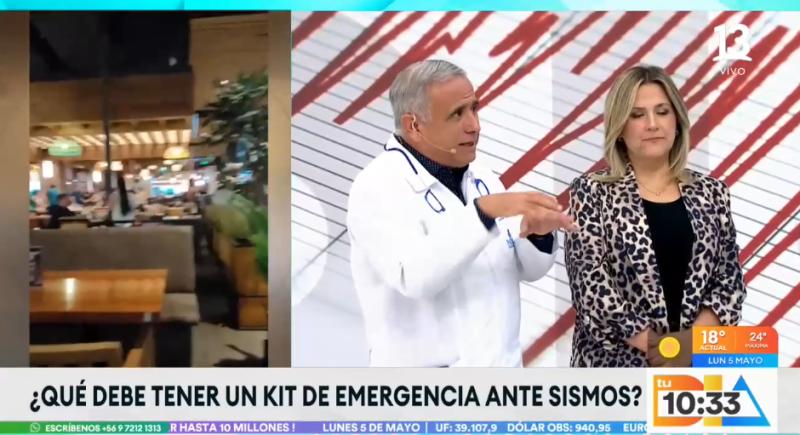 Kit de emergencia para sismos.