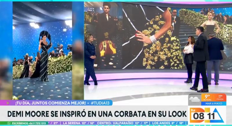 Nelson Beltrán analiza look de Demi Moore en la Met Gala 2025.