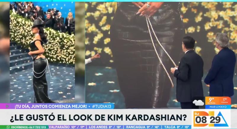 Nelson Beltrán analiza look de Kim Kardashian.