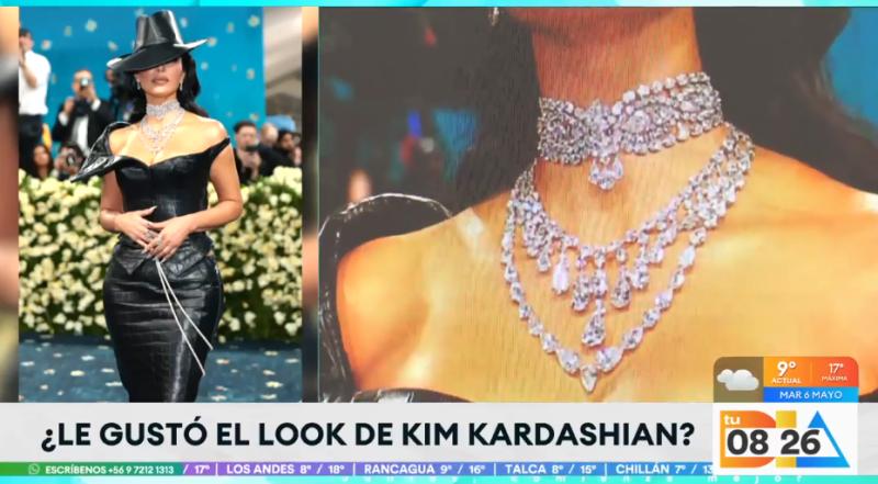 Nelson Beltrán analiza look de Kim Kardashian.