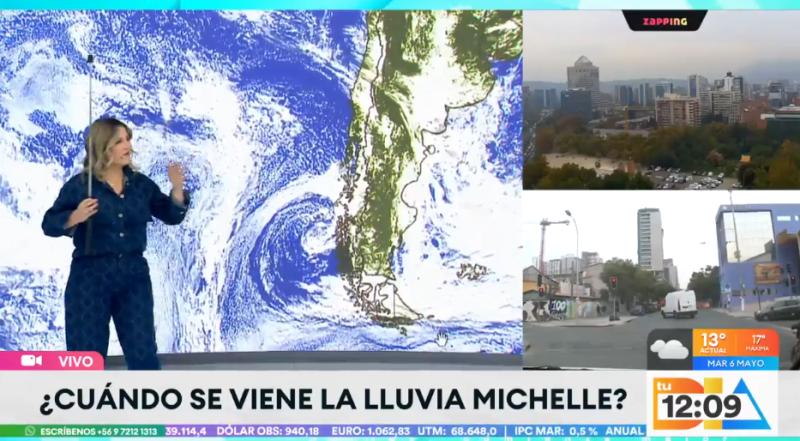 Michelle Adam nos cuenta cuándo comienza la lluvia en la capital.