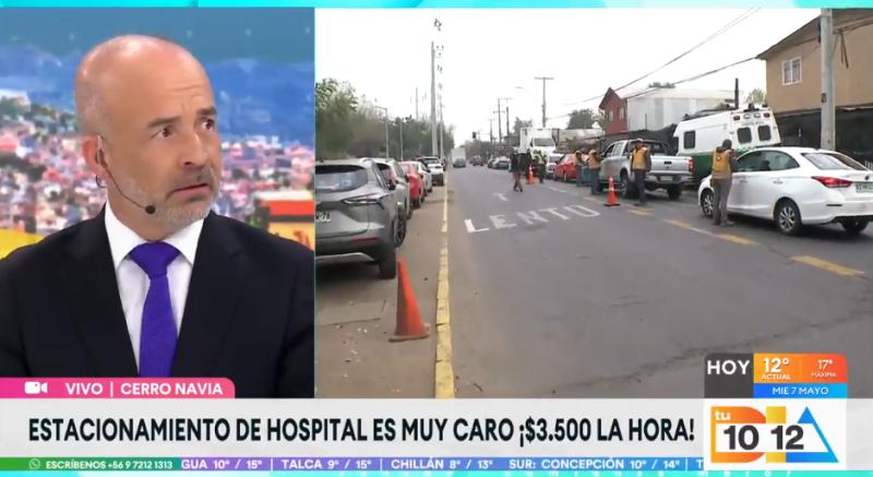 Estacionamiento de Hospital Félix Bulnes cobra $3.500 la hora.