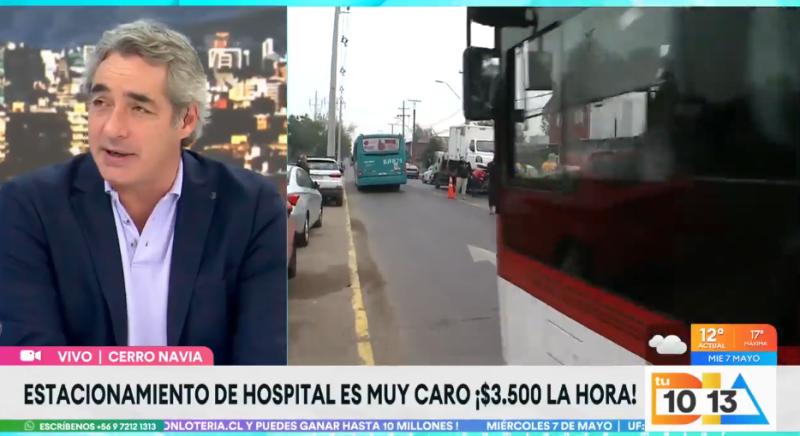 Estacionamiento de Hospital Félix Bulnes cobra $3.500 la hora.