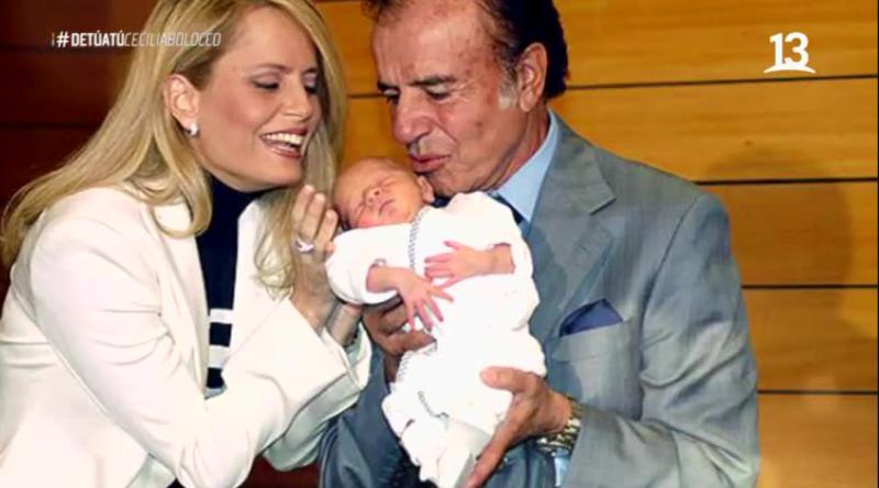 Cecilia Bolocco y Carlos Menem
