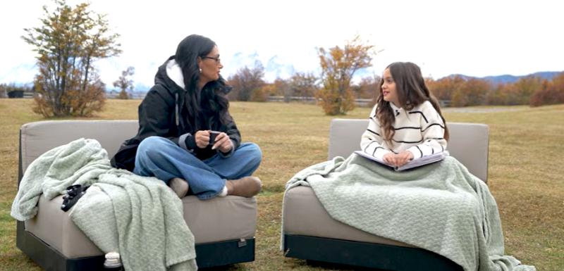 Pamela Díaz y su hija menor, Pascuala | YouTube