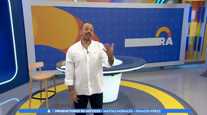 Alfonso Concha y sus primeras palabras en La tarde es nuestra.