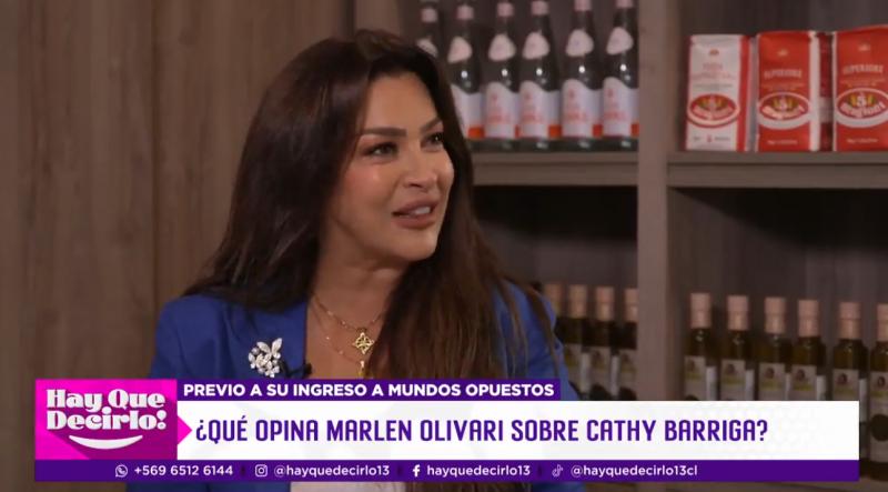 Marlen Olivari habla sobre Cathy Barriga.