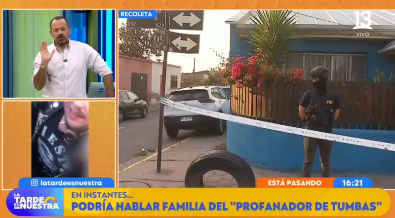 Allanan casa de uno de los sujeto que profanó tumbas en el Cementerio General.