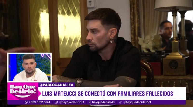 Luis Mateucci se conecta con su madre fallecida.