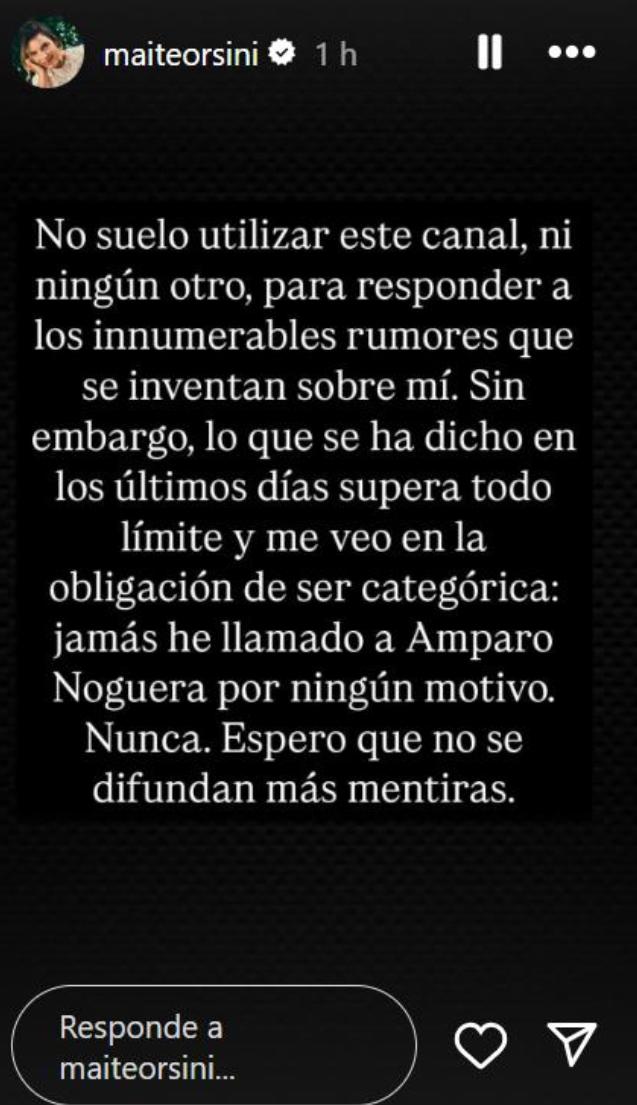 Maite Orsini - Instagram.