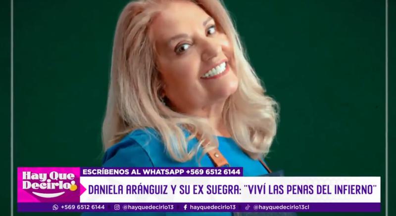 Daniela Aránguiz arremete contra su ex suegra.