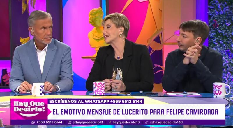 Lucerito dedica emotivas palabras a Felipe Camiroaga.