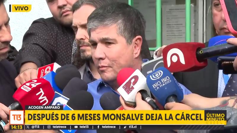Manuel Monsalve abandona el penal Capitán Yáber.